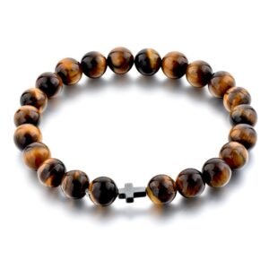 Natural tiger eye stone bracelet